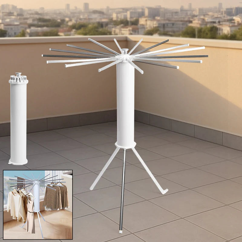 Foldable Rotary Clothes Drying Rack Stand (Prepaid only)