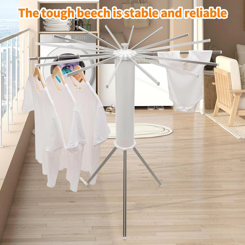 Foldable Rotary Clothes Drying Rack Stand (Prepaid only)