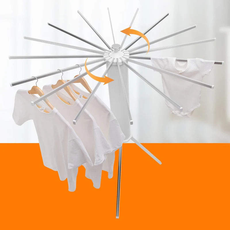 Foldable Rotary Clothes Drying Rack Stand (Prepaid only)