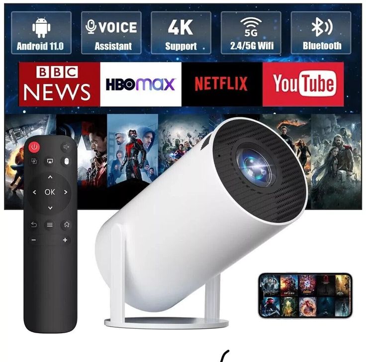 4k super vision led projector (Prepaid only)