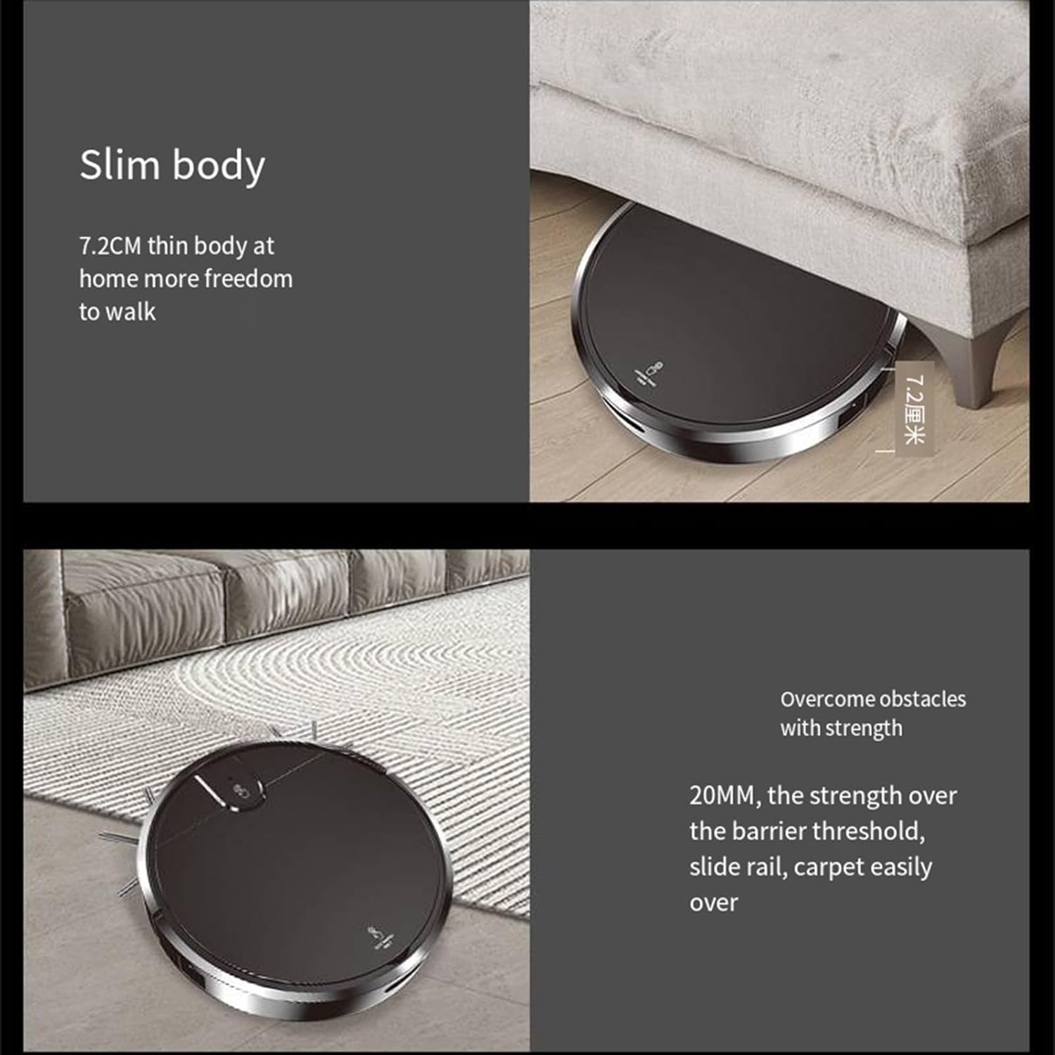 Milano K-003 Intelligent Sweeping Robot – Smart, Powerful & Hassle-Free Cleaning (Prepaid only)